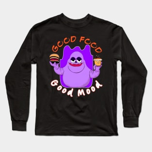 Smile with Grimace Long Sleeve T-Shirt